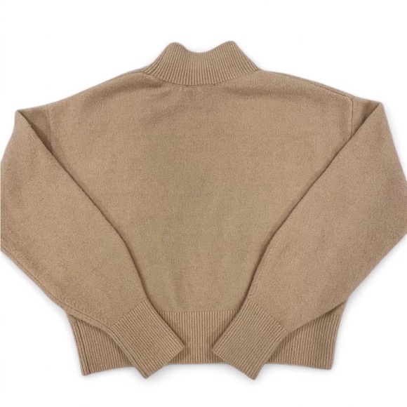 Women's & Other Stories Tan Sweater Size XS Soft Mock Neck - Picture 5 of 7
